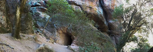 Cave in Rock A cave burrowed out of the face of a rocky mountainside