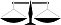 Scale Silhouette of an old style scale representing the justice system