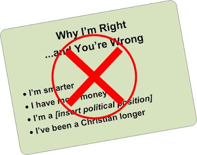 Am I Always Right?(Post 3 of 5)